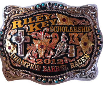 2012 Riley Key Scholarship Barrel Race Buckle
